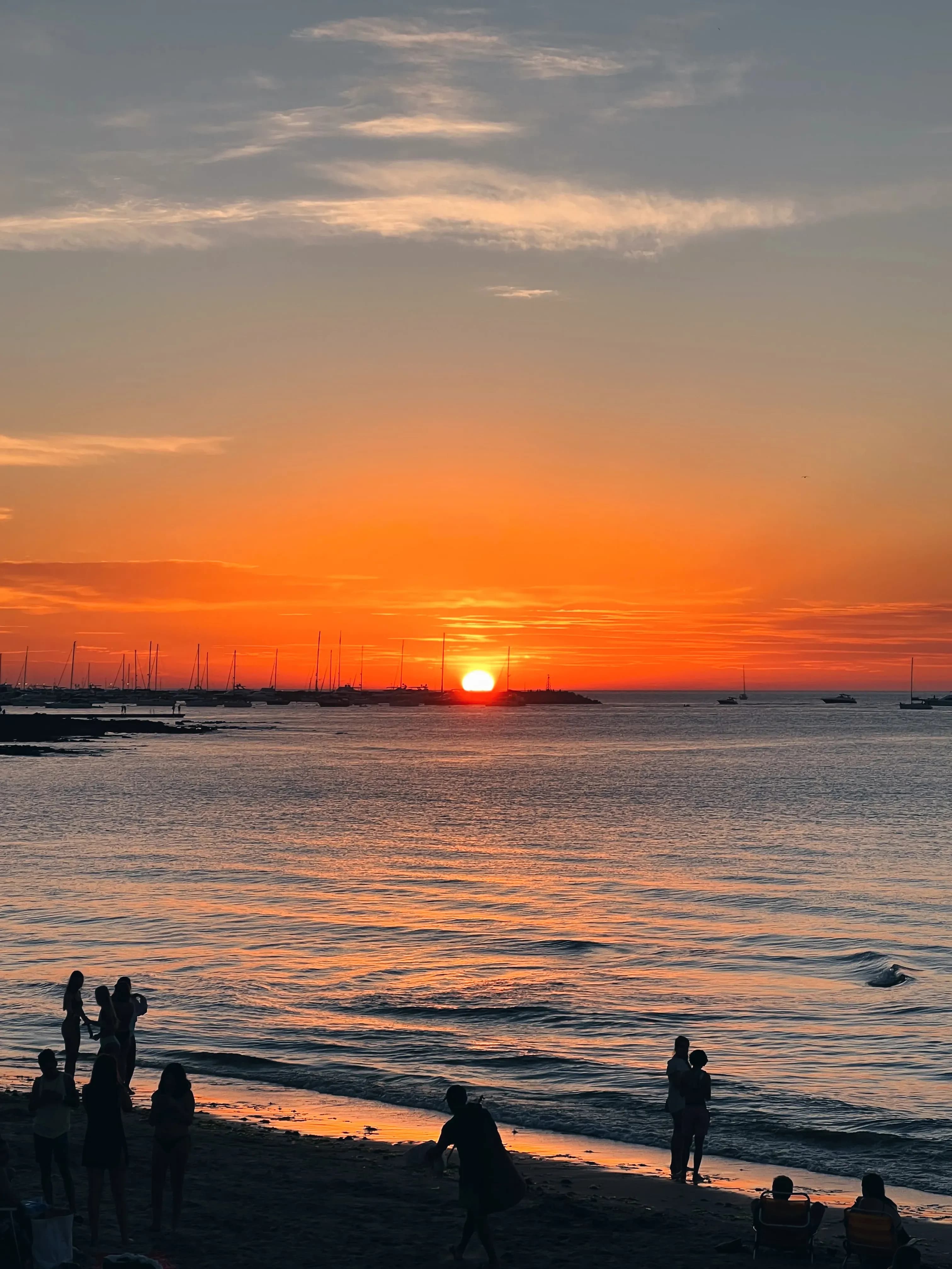 Atardecer en Playa Mansa Punta del Este