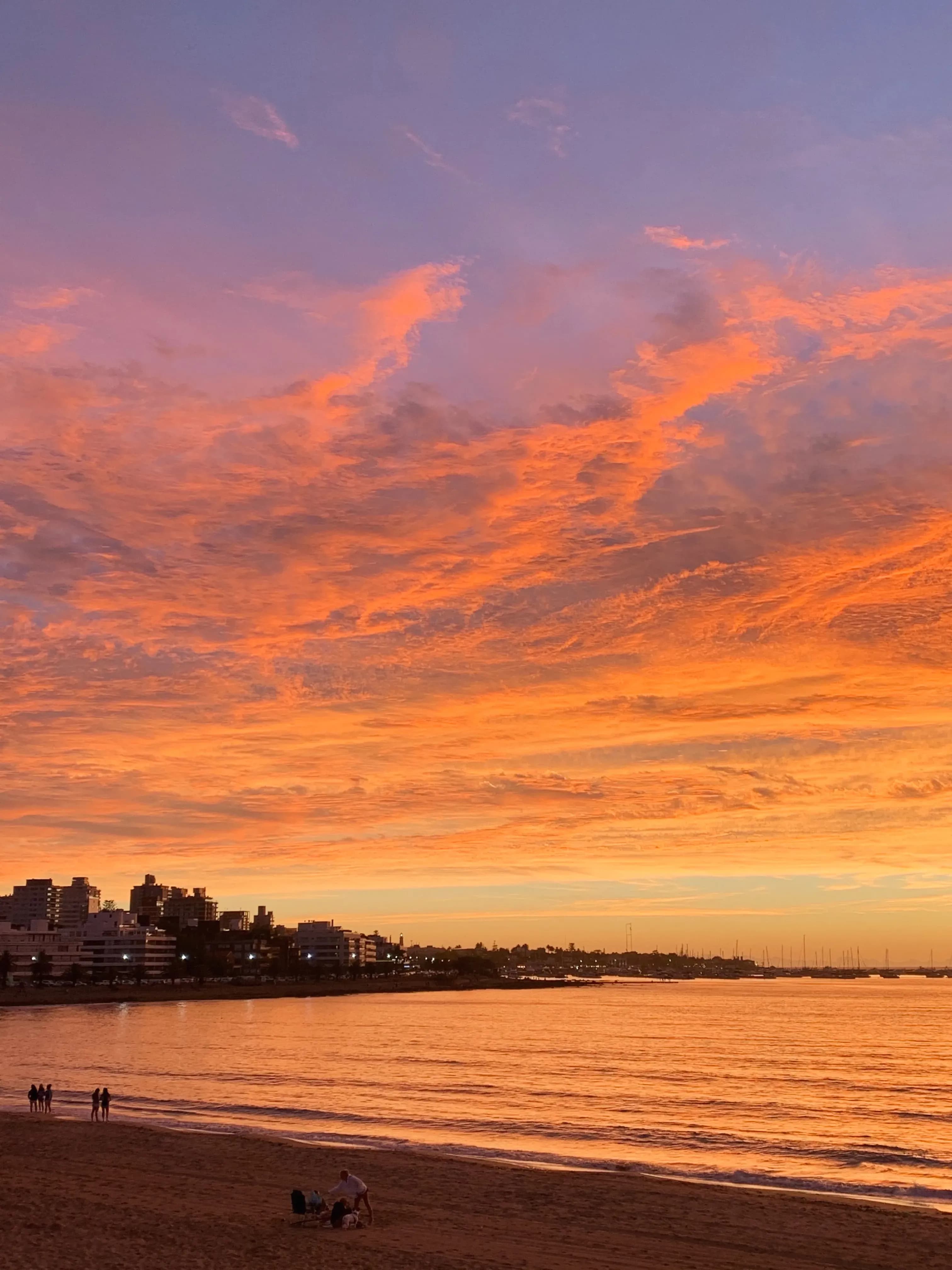 Atardecer en Punta del Este